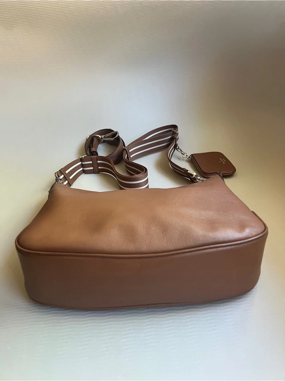 Kate Spade New York Rosie Brown Pebbled Leather Crossbody Bag